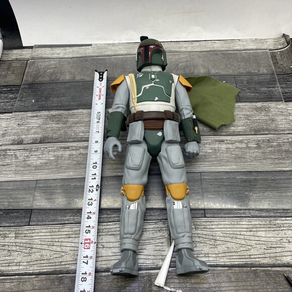 Star Wars 18" Boba Fett Giant Jumbo Action Figure 2014 Jakks Pacific . {18}. - Picture 12 of 16